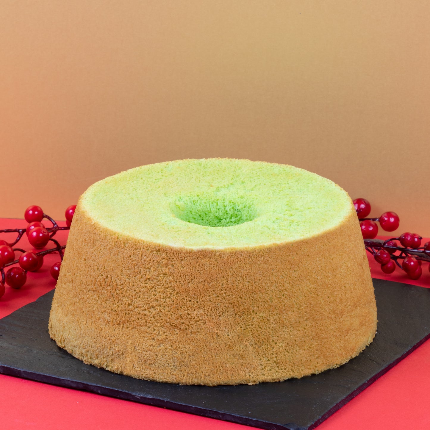 Prosperity Pandan Chiffon Cake 绿玉满堂